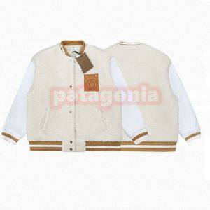 Mensas nuevas chaquetas de moda hombres chaqueta de deportes casuales para mujer hip-hop macho piloto béisbol hombre de cordero lana empalmada talla asiática m-xl