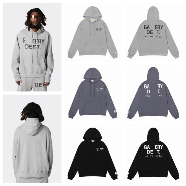 Hommes Nouveaux Hommes et Femmes Galeries Sweats à capuche Designers Fashion Trend Depts Lettre classique Sweat à capuche imprimé Femmes High Street Coton Pul