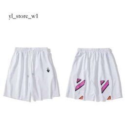 Mens Off White Summer Designer Melting Ice Cream Arrow Off White Shorts Imprimé Femmes Tshirt Couverture En Coton Off White Shirt Tees Et Shorts Occasionnels 3249