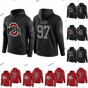 Hommes Ohio State Buckeyes Joey Bosa Hoodei Jersey Archie Griffin Dwayne Haskins Chris Olave Santonio Holmes Mike Weber Jr. Cris Carter James