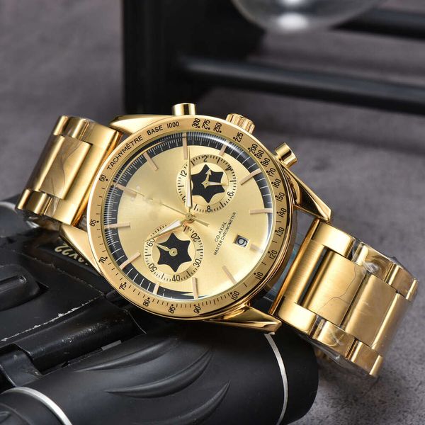 Reloj Omgs para hombre Reloj Oms de diseñador Submariner Reloj Mio Family m de moda y personalizado con la misma forma Calendario para hombre de moda Caja con cinturón de acero Cuarzo para correr