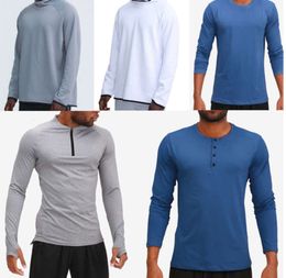 herenoutfit hoodies t-shirts yoga hoody tshirt lulus sport heupen dragen elastische fitness panty lululemens wutngj hoge kwaliteit slank en slank675