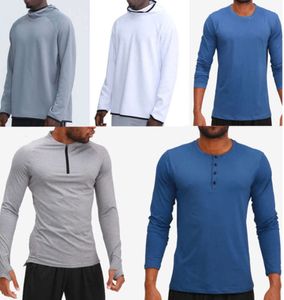 Conjunto para hombre, sudaderas con capucha, camisetas con capucha para yoga, camiseta lulu deportiva para levantar las caderas, medias elásticas para Fitness, lululemens wutngj tide