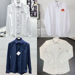 Heren overshirt Dames Calcifer zakoverhemd van katoen Klassiekers Hayao Miyazaki Howls Moving Castle Capsulecollectie Dagelijks casual designeroverhemden voor heren