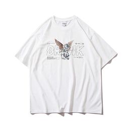 Mens Oversize Harajuku T-shirt Mannen Dames Streetwear God van Liefde Gedrukt T-shirt Korte Mouw Zomer T-shirt Katoen Tops Tee 210527