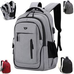 MENS OXFORD SAPPORTHER RUCKING RUCKSACK RECHARAGEMable USB Business Computer Sac Casual Sac à dos Senior High School Student Schoolbag 231222