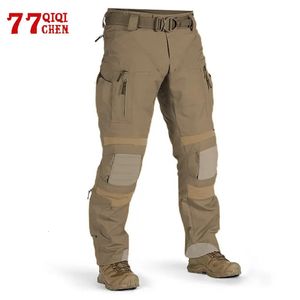 Pantalon cargo tactique militaire P40 pour hommes, résistant à l'usure, poches multiples, pantalon d'entraînement au Combat, pantalon de Camouflage ample en plein air240304