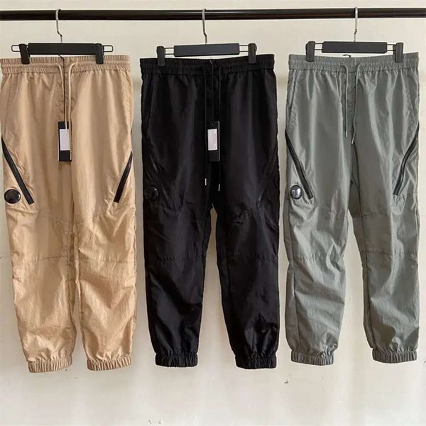 Pantalon Cargo pour hommes, lentille de poche, pantalon de survêtement en Nylon, pantalon de Jogging, survêtement imperméable d'extérieur, ample, séchage rapide, 415