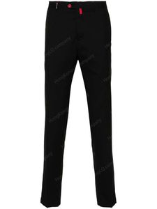 Pantalon pour hommes 100% laine Kiton Kiton Logo-Embroidered Slim-Fit Pantal