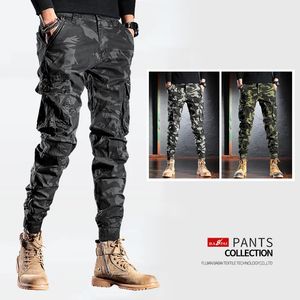 Pantalones para hombre BAPAI Moda de gran tamaño Camuflaje Cargo Ejército al aire libre Pantalones de combate multifuncionales Thin Jungle 231025