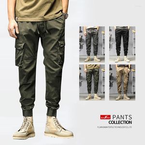 Pantalon pour hommes Bapai Men surdimensionné cargo Black Pocket Off- Harem Joggers Harajuku Pant de pantalon tactique Hip Hop Pantal