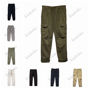 Pantalones para hombre Pantalón cargo Pantalón clásico con múltiples bolsillos Pantalones rectos de tela casual Pantalones de chándal de diseño