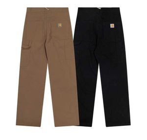 Pantalons pour hommes Carhart pantalons de créateur décontracté travail ample multi-fonctionnel pantalon décontracté hommes poche pantalons de survêtement en vrac Design202ess