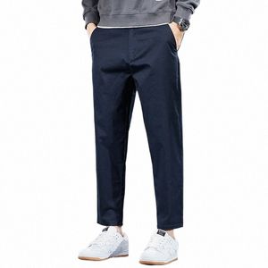 Herenbroek Cott Casual Stretch mannelijke broek man LG Straight Hoge kwaliteit 4 kleuren Plus size broekpak 42 44 46 CY6238 E9aW#