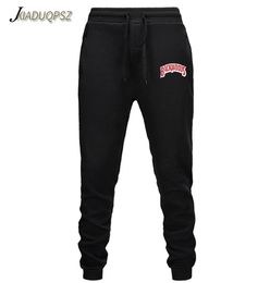 Pantalon pour hommes coton automne hiver gris décontracté drôles drôles backwoods imprimé joggers pantalons de survêtement plus taille pantalon noir Pantalon y200117897041