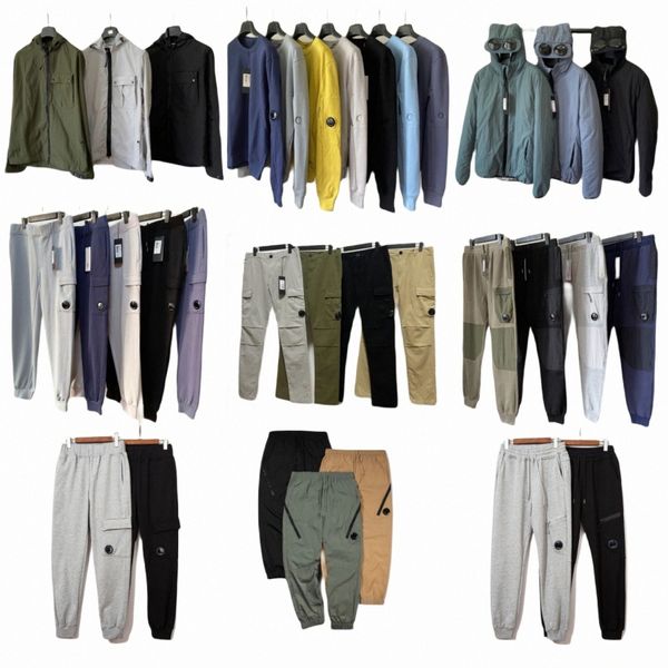 Pantalones para hombre Diseñador CP Cremallera Chaqueta para mujer Gama alta Moda Marca Sudadera con capucha Juventud Primavera y otoño Ocio Deportes Bolsillo Cremallera Pantalones Nylon Rápido i5mq #