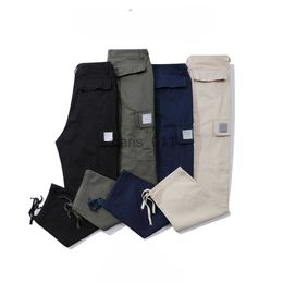 Pantalons pour hommes Pantalons cargo pour hommes de créateur North American High Street Pur coton à cinq points en coton Jogger Pantalon de survêtement avec cordon de serrage Pantalon d'extérieur avec poches SHor