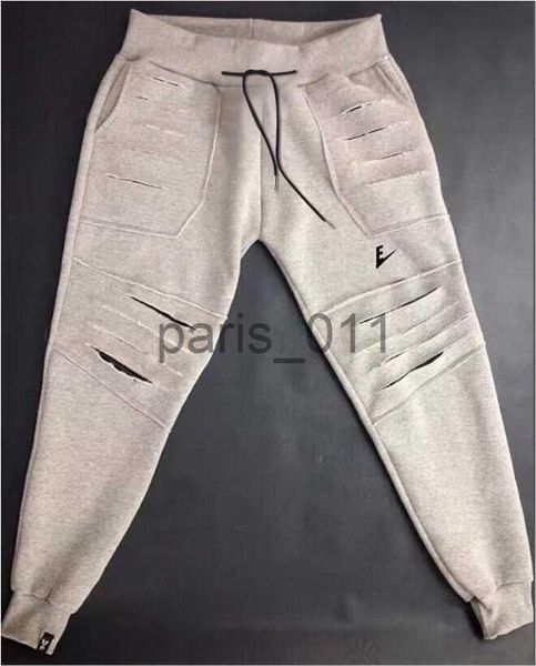 Pantalons pour hommes Designer Hommes Pantalons Mode Trous déchirés Pantalons de survêtement Taille MXXXL Couleur unie Joggers Hommes Femmes Haute Qualité Sport Pantalon de jogging Streetwear Hip Hop Faisceau Pied