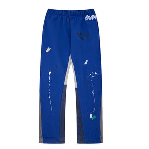 Herenbroeken Designer zweetbroek Hoogwaardige broek Stijlvolle bruin gevlekte brief Gedrukte Sweatpants High Street Jogger Mens Heatpants Hip Hop zweetbroeken