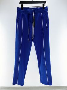 Pantalones para hombre Diseñadores hombres Pantalones casuales letras azules Hombres Mujeres Chándales pantalón de moda Hip Hop hombres Ropa