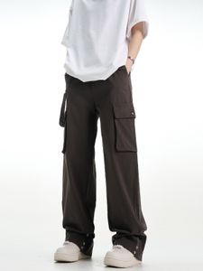 Pantalones para hombre moda americana casual bolsillo grande cargo camo jogger ejército pantalones holgados hombres coreanos hombres y mujeres sueltos 230706