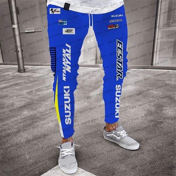 Pantalons pour hommes Mode Hommes Casual Sportswear MOTO GP Moto Racing Amateur de sports extrêmes Jersey Bas surdimensionnés Fitnes Pant 230307