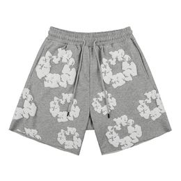 Pantalon pour hommes shorts de mousse dstring occasionnel terry cinq points pantalon hip hop lâche des vêtements de livraison d'été