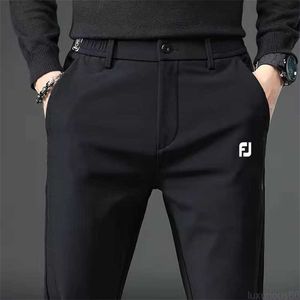 Pantalons de Golf pour hommes, vêtements élastiques de haute qualité, pantalons de survêtement Cargo épais, longs, vêtements décontractés, vêtements d'hiver