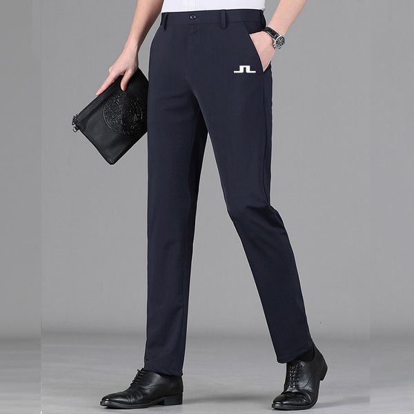 Pantalon pour hommes J Lindeberg Men Pantalon de golf high élastique Pantalon décontracté pantalon de sport extérieur Vêtements de golf pantalon de golf pour hommes 230828