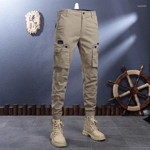 Herenbroek Kaki Klassieke overall Elastisch Los Recht Outdoor Enkelband Jeugd Bergbeklimmen Casual