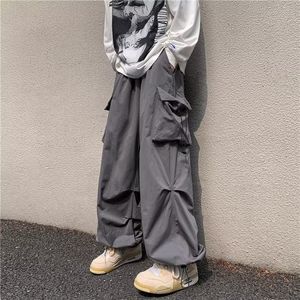 Pantalon Homme Lâche Y2K Cargo Top Gris Harajuku Rock Straight Triple Street Apparel Plus Size Hip Hop Jogger 230718