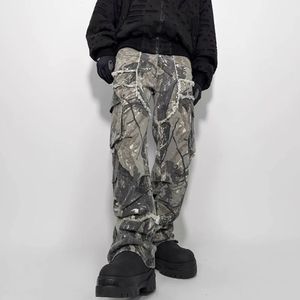 Pantalon pour hommes fait un pantalon de feuilles camouflage extrême extrême