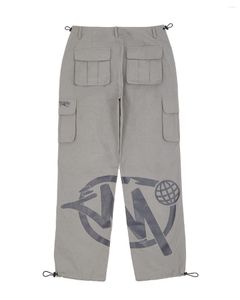 Pantalon Cargo à jambes larges pour homme, Streetwear Baggy Y2k, mode, ample, droit, vêtements de marque, printemps automne coréen