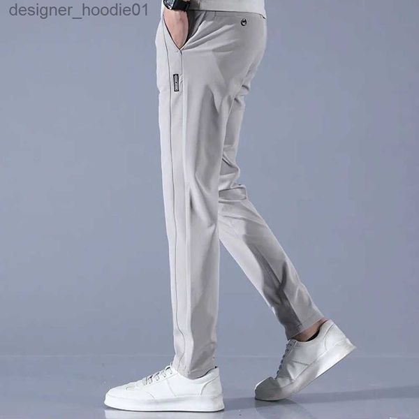 Pantalons pour hommes Pantalons pour hommes Pantalons de golf pour hommes Pantalons de loisirs longs et confortables à séchage rapide avec poches Pantalons extensibles et décontractés Conception à fermeture éclair respirante 220929 L23091