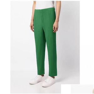 Pantalon homme Miyake plissé 2024 automne H P costume décontracté mode Style de rue sport Jogging hommes livraison directe Miyake pantalon Miyake Plissé Pantalon 513