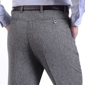 Pantalones para hombre Pantalones de marca MRMT Hombres de mediana edad Casual Suelto Delgado para hombre Recto Cintura alta Hombre Pantalón Pantalón 221115