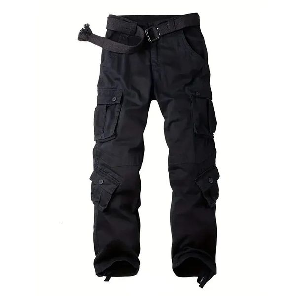 Pantalons pour hommes MultiPocket Cargo Militaire Tactique Camouflage Jogging Sweat Casual Alpinisme En Plein Air Grande Taille Asiatique 231204