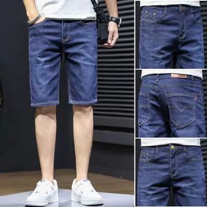 Pantalons masculins Shorts jean jean violet court-cocoré