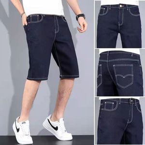 Pantalons pour hommes short jean jean violet courte noix de coco