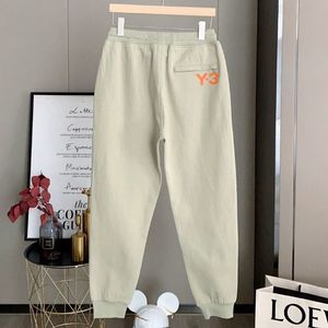 Pantalons pour hommes printemps et automne pantalons de survêtement Y3 lâche couleur fluorescente lettre impression pantalons de loisirs