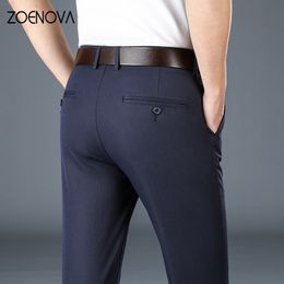 Hommes pantalons printemps automne décontracté homme coupe ajustée Chino mode pantalon mâle formel marque vêtements grande taille 3040 230317