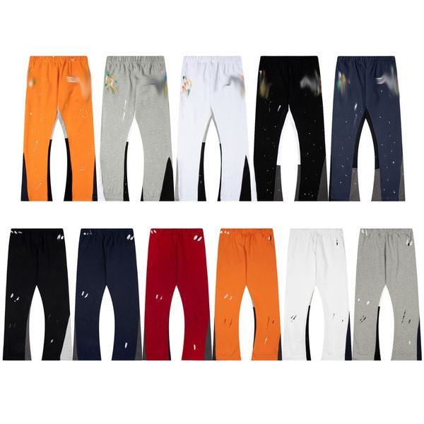 Pantalones para hombre Pantalones de chándal Empalme Correr Calle Moda Letra Impreso Pantalones Harem