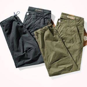 Pantalons pour hommes Pantalons décontractés à jambes larges de style japonais vintage avec fermeture à cordon 230718