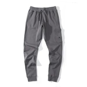 Pantalon pour hommes vintage Topstoney Tech Fleep Paptils de survêtement pour hommes Streetwear Gris Baggy Cargo Pantal