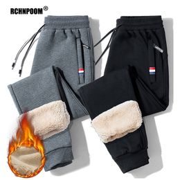 Herenbroek winter warme fleece lambswool dikke casual thermische trainingsbroek mannelijke broeken merk hoogwaardige mode joggers 221113