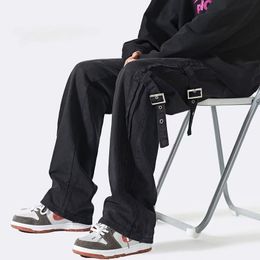 Heren Broek Y2k Cargo voor Mannen Jogging Mode Harajuku Koreaanse Trendy Punk Streetwear Utilitaire Losse Broek 230809