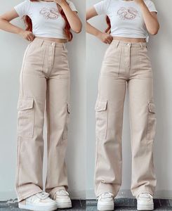 Herenbroeken Y2K Dames Vintage Streetwear Techwear Cargo Koreaanse Harajuku Parachutebroek Beige Joggingbroek Wijde Pijpen Joggers Broeken Kleding 230815