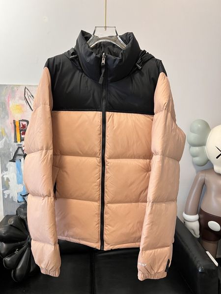 Parkas para hombre Abrigo de plumón Chaquetas de moda Bolsillos de parka clásicos Prendas de vestir Abrigos cortavientos con capucha Chaqueta de plumón talla XS-XXL