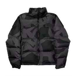 Parkas pour hommes doudounes noir Fermeture à glissière à capuche lettre Jacquard survêtement mixte Designer de luxe manteaux femmes doudoune Gilet hiver mâle Outwear coupe-vent