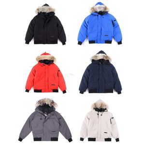 Heren Parka's Goosie Down Cg Canadas Designer Jassen Ruff Heren Fit Warm Ganzenjas Exterieur Winterjas Uni